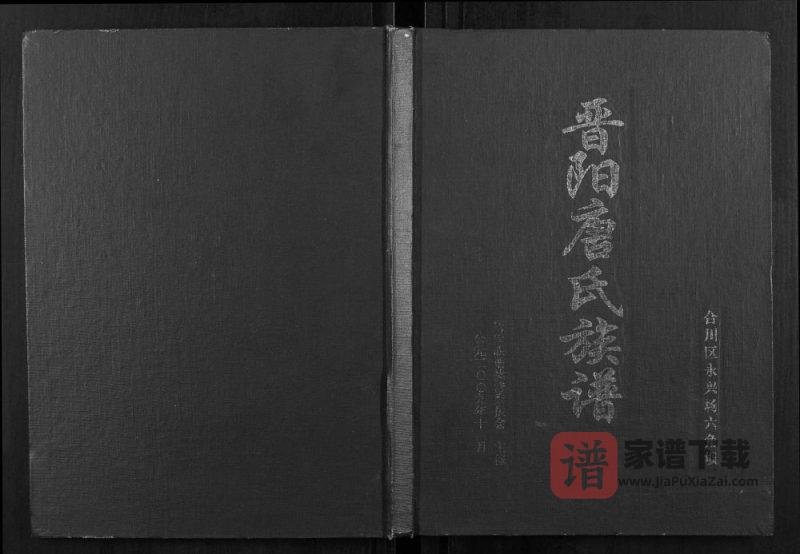 重庆合川区晋阳唐氏族谱PDF高清电子版下载-家谱下载