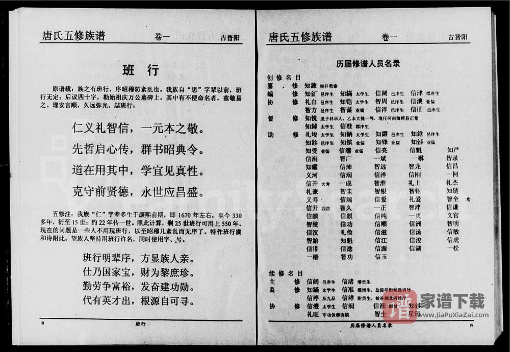 图片[2]-湖南永州东安县唐氏五修族谱PDF高清电子版下载-家谱下载