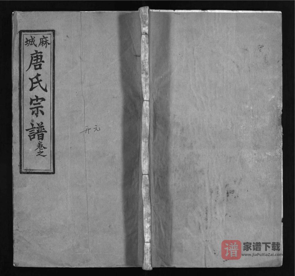 湖北麻城唐氏宗谱（亲睦堂）PDF高清电子版下载