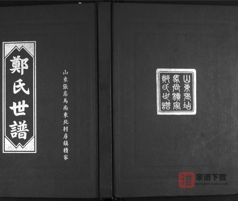 山东淄博张店区郑氏世谱（荥阳堂）PDF高清电子版下载