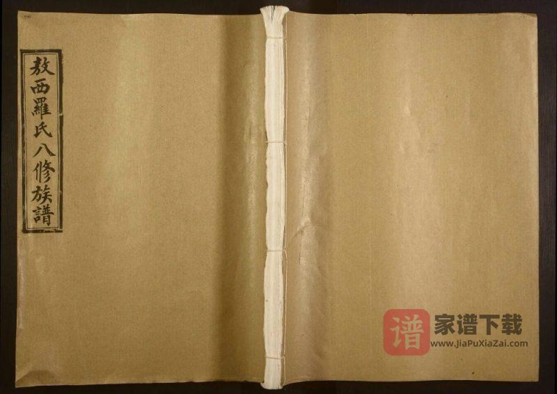 江西宜春上高县敖西罗氏八修族谱(忠孝堂)PDF高清电子版下载-家谱下载