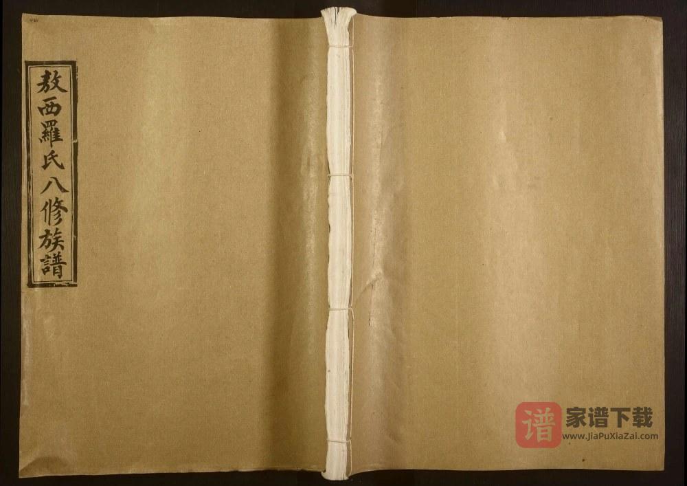 江西宜春上高县敖西罗氏八修族谱（忠孝堂）PDF高清电子版下载