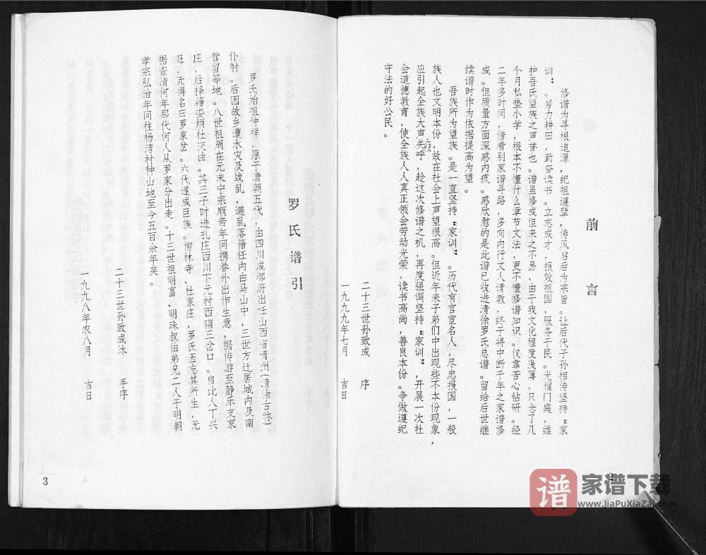 图片[2]-山西太原娄烦县罗氏家谱PDF高清电子版下载-家谱下载