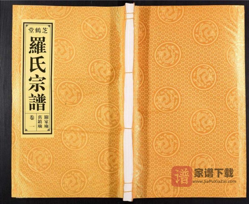 安徽合肥关家庙旧镇庙罗氏宗谱（芝鹤堂）PDF高清电子版下载-家谱下载
