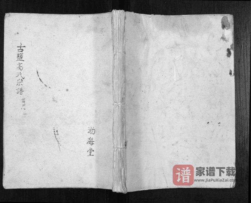 江苏盐城建湖县高氏信门宗谱（渤海堂）PDF高清电子版下载-家谱下载
