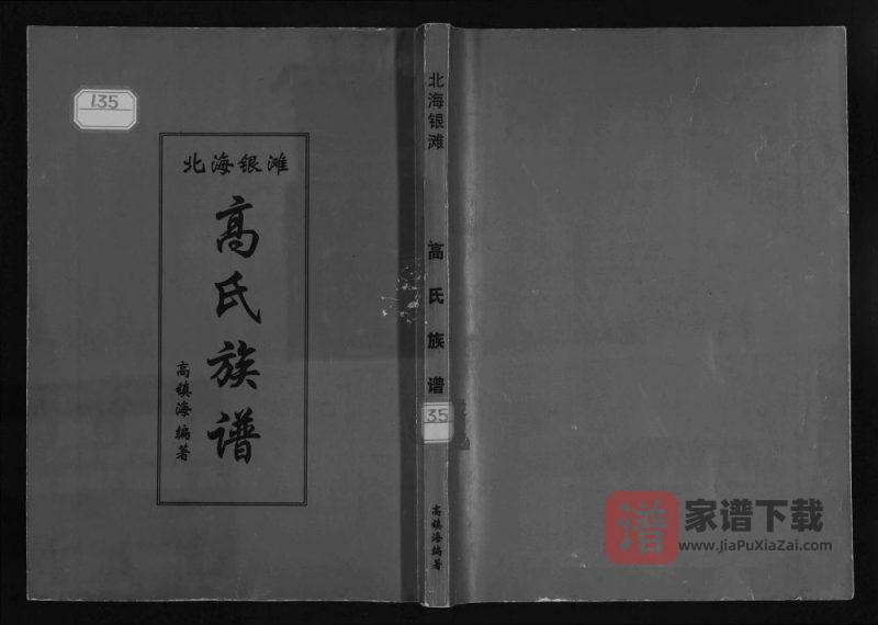 广西北海银海区银滩高氏族谱PDF高清电子版下载-家谱下载