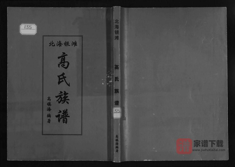 广西北海银海区银滩高氏族谱PDF高清电子版下载