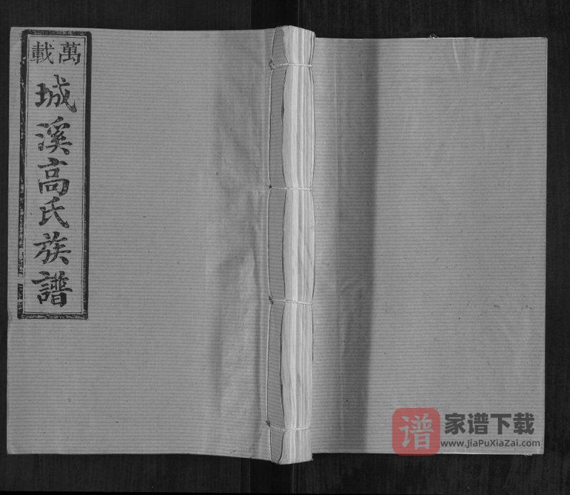 江西宜春万载城溪高氏族谱(渤海堂)PDF高清电子版下载-家谱下载
