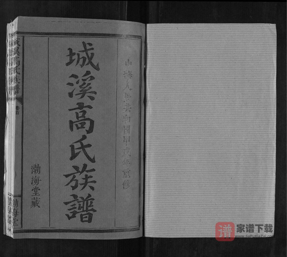 图片[2]-江西宜春万载城溪高氏族谱（渤海堂）PDF高清电子版下载-家谱下载