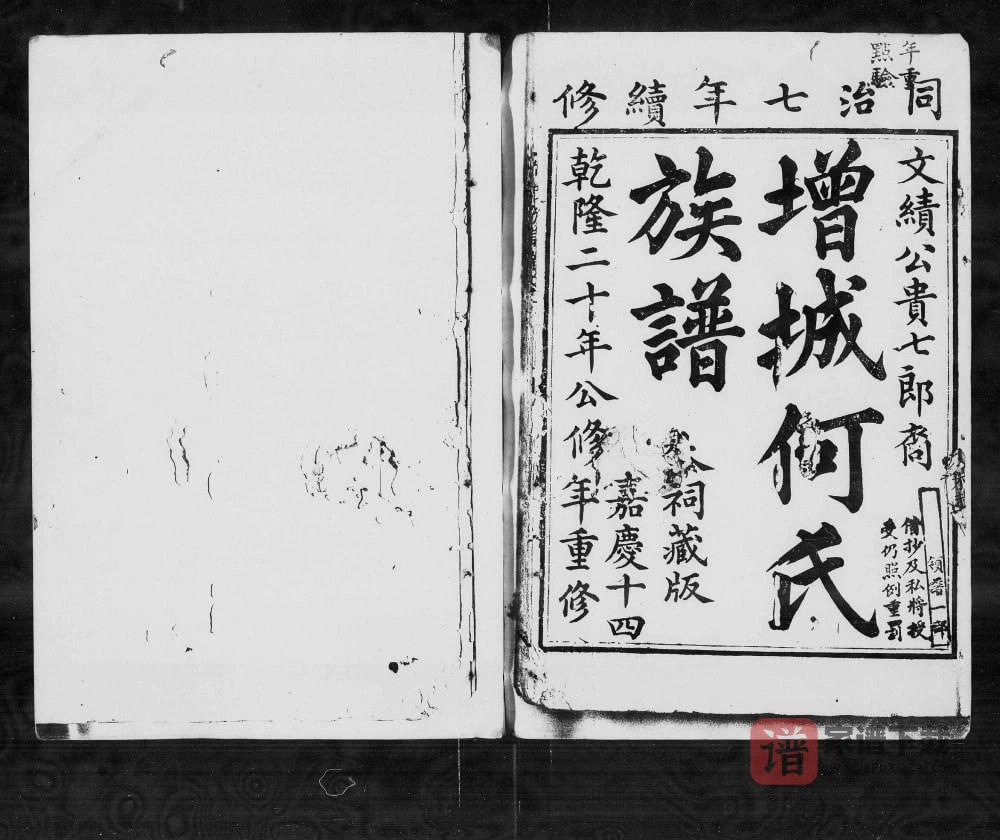 图片[1]-广东广州增城何氏族谱PDF高清电子版下载-家谱下载