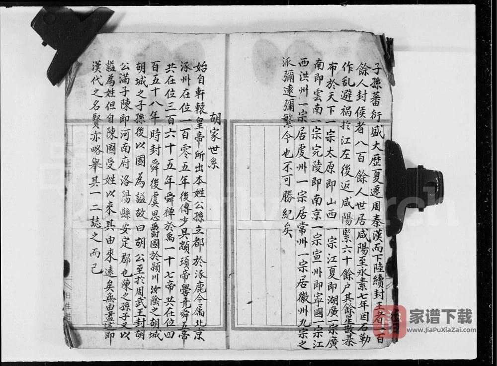 广西桂林胡氏族谱PDF高清电子版下载