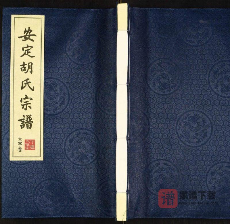江苏常州安定胡氏宗谱（大雅堂）PDF高清电子版下载-家谱下载