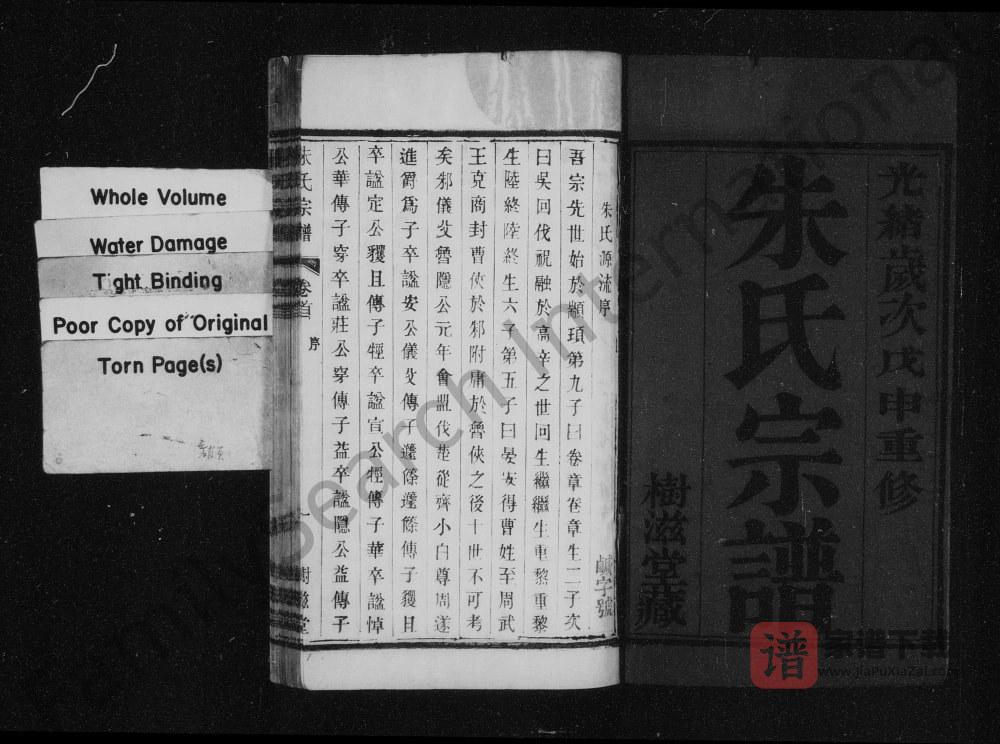 图片[2]-江苏宜兴宜荆朱氏续修宗谱（树滋堂）PDF高清电子版下载-家谱下载
