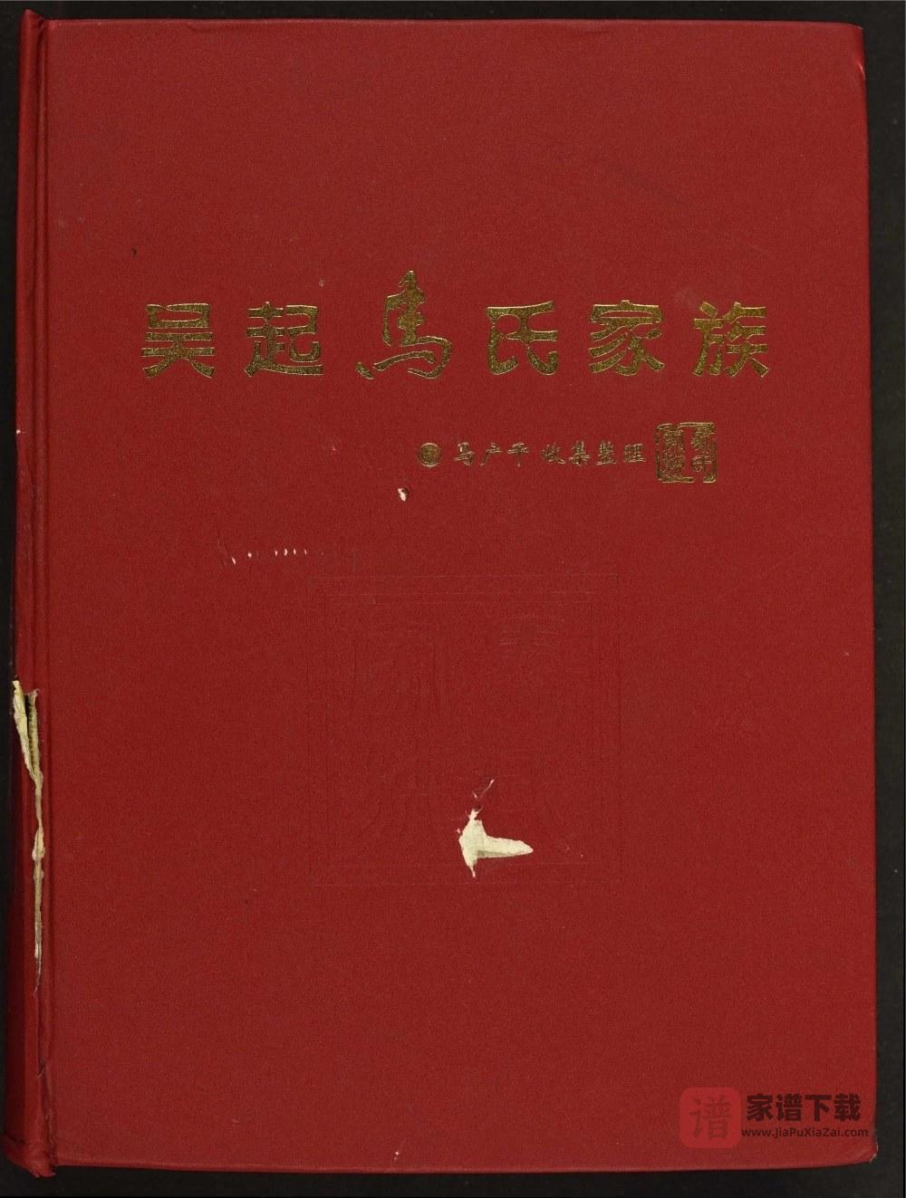 陕西延安吴起马氏家族PDF高清电子版下载