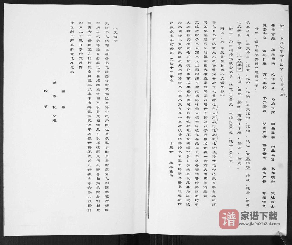 图片[2]-山东青岛即墨孟哥庄（东）孙氏族谱PDF高清电子版下载-家谱下载