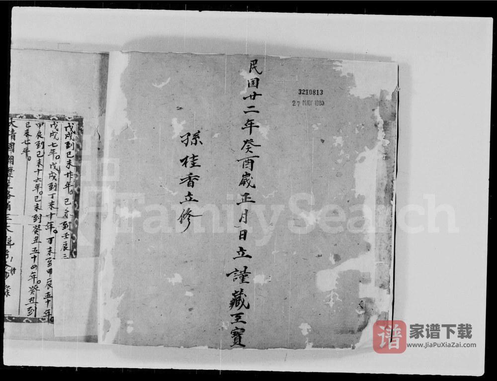 图片[2]-广东河源紫金县忠坝孙氏族谱PDF高清电子版下载-家谱下载