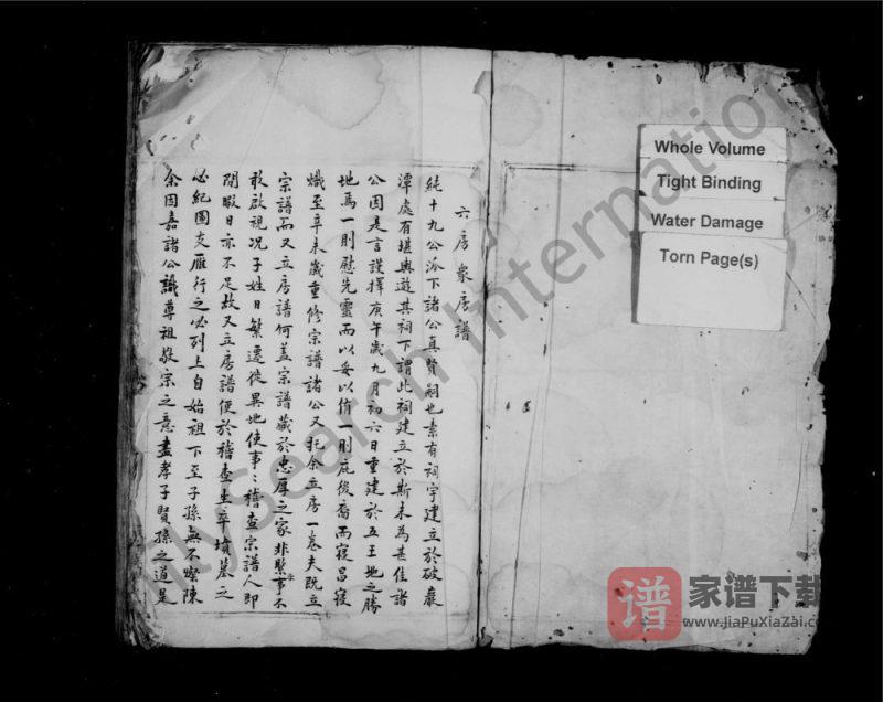 浙江温州永嘉周氏六房众房谱PDF高清电子版下载-家谱下载