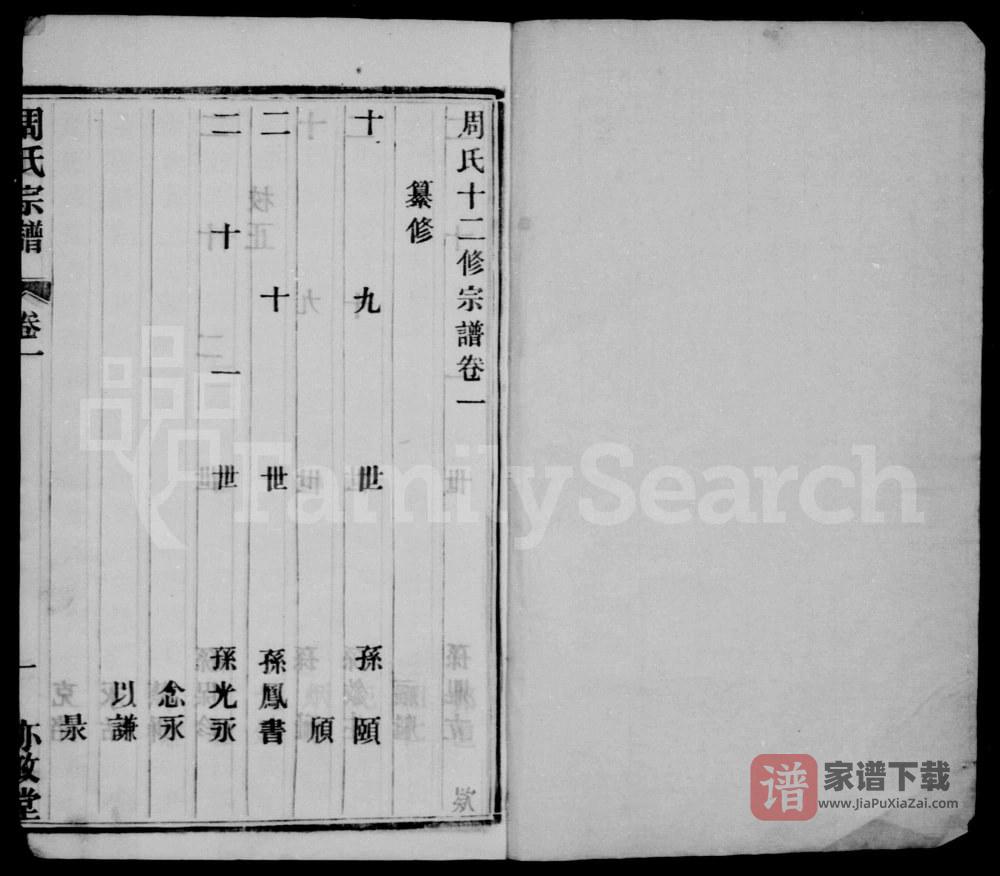 图片[2]-江苏溧阳周氏十二修宗谱（亦政堂）PDF高清电子版下载-家谱下载