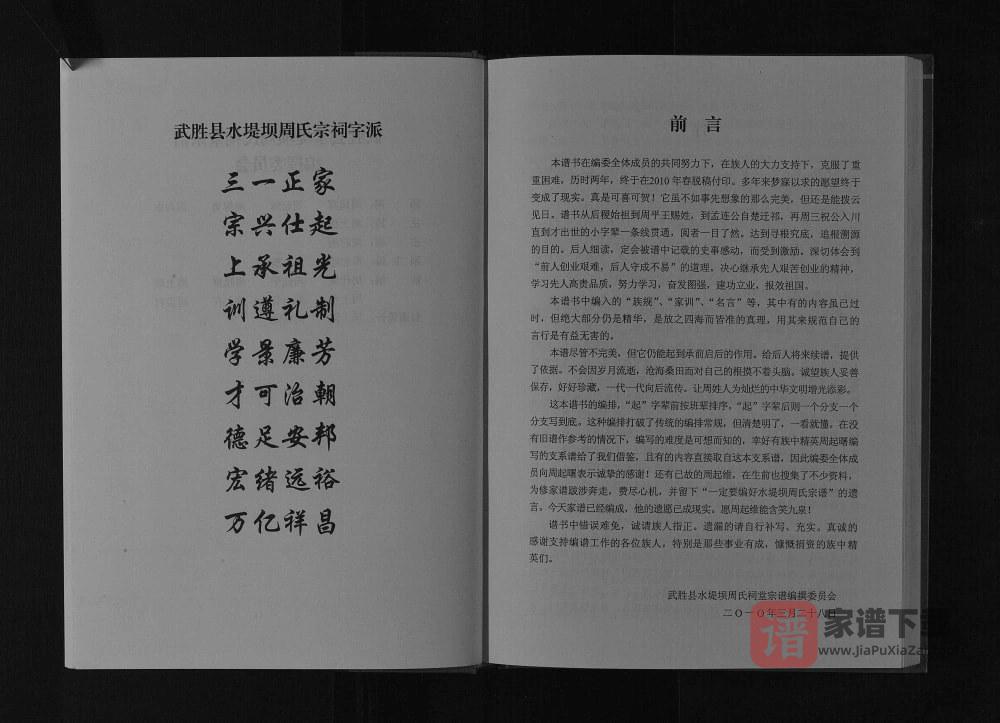 图片[2]-四川广安周氏宗谱武胜县水堤坝支系PDF高清电子版下载-家谱下载
