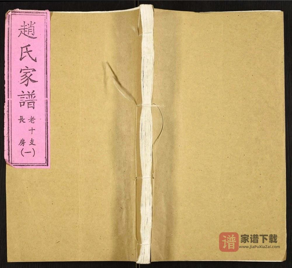 图片[1]-山东临沂兰陵县赵氏家谱PDF高清电子版下载-家谱下载