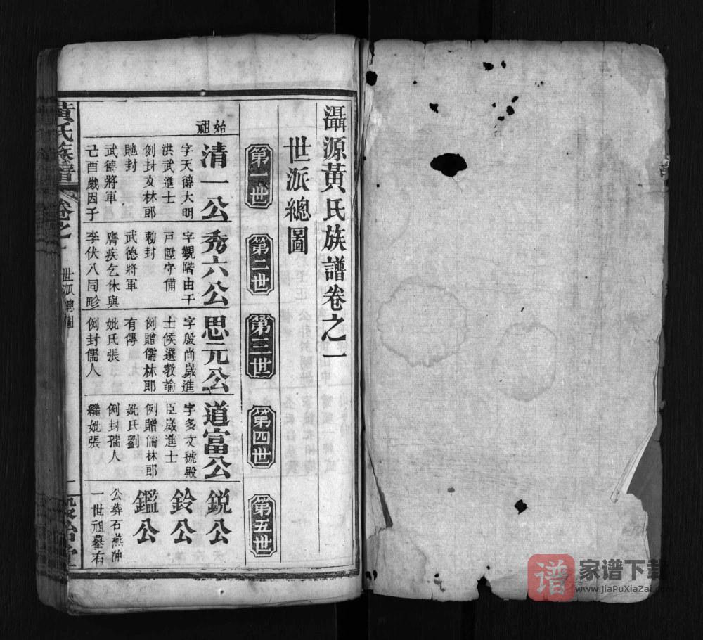 图片[2]-湖北黄冈红安县滠源黄氏族谱（谷诒堂）PDF高清电子版下载-家谱下载