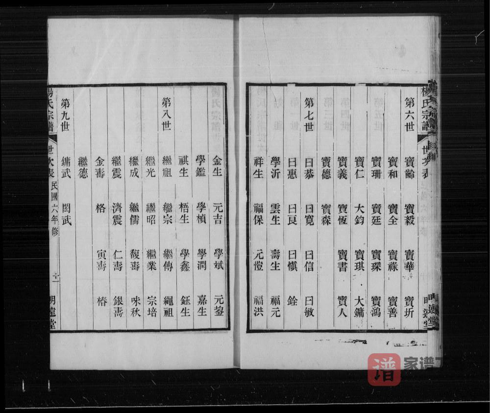 图片[2]-江苏苏州吴江杨氏宗谱（明远堂）PDF高清电子版下载-家谱下载