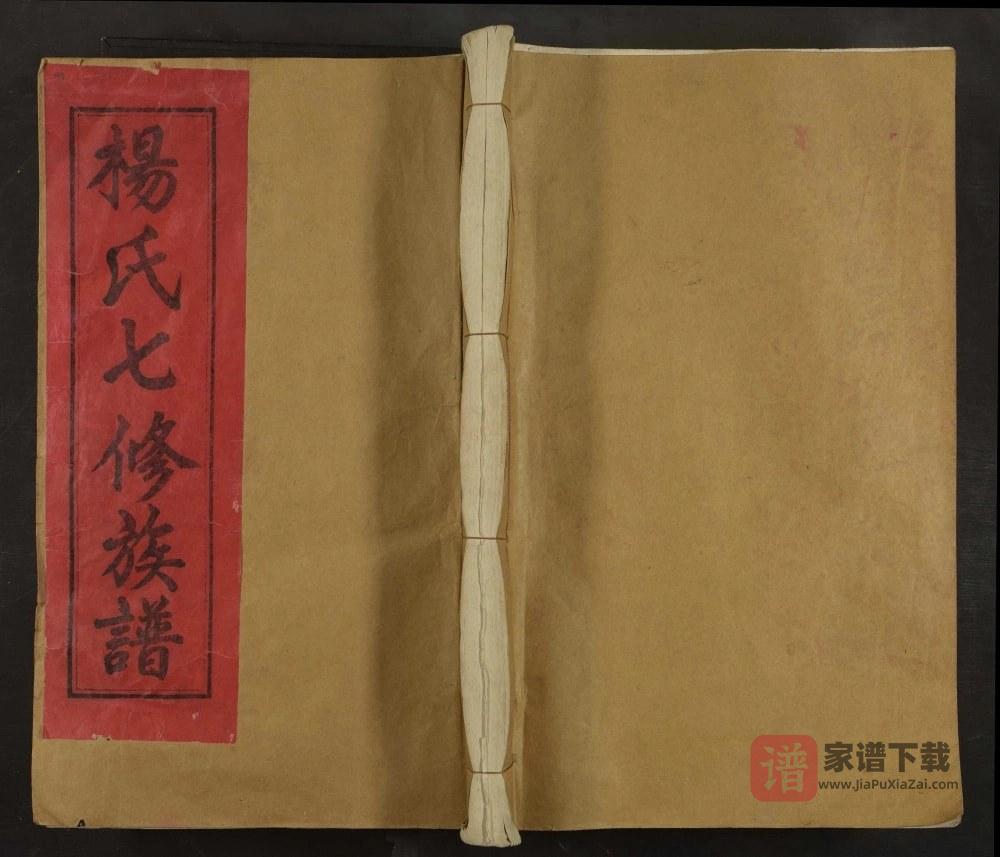 江西抚州东乡区桥头杨氏族谱PDF高清电子版下载