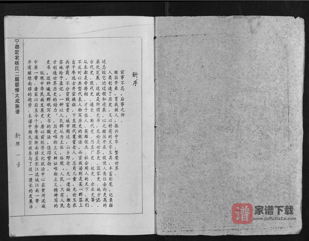图片[2]-江西赣州宁都宏农杨氏二届联修大成族谱PDF高清电子版下载-家谱下载