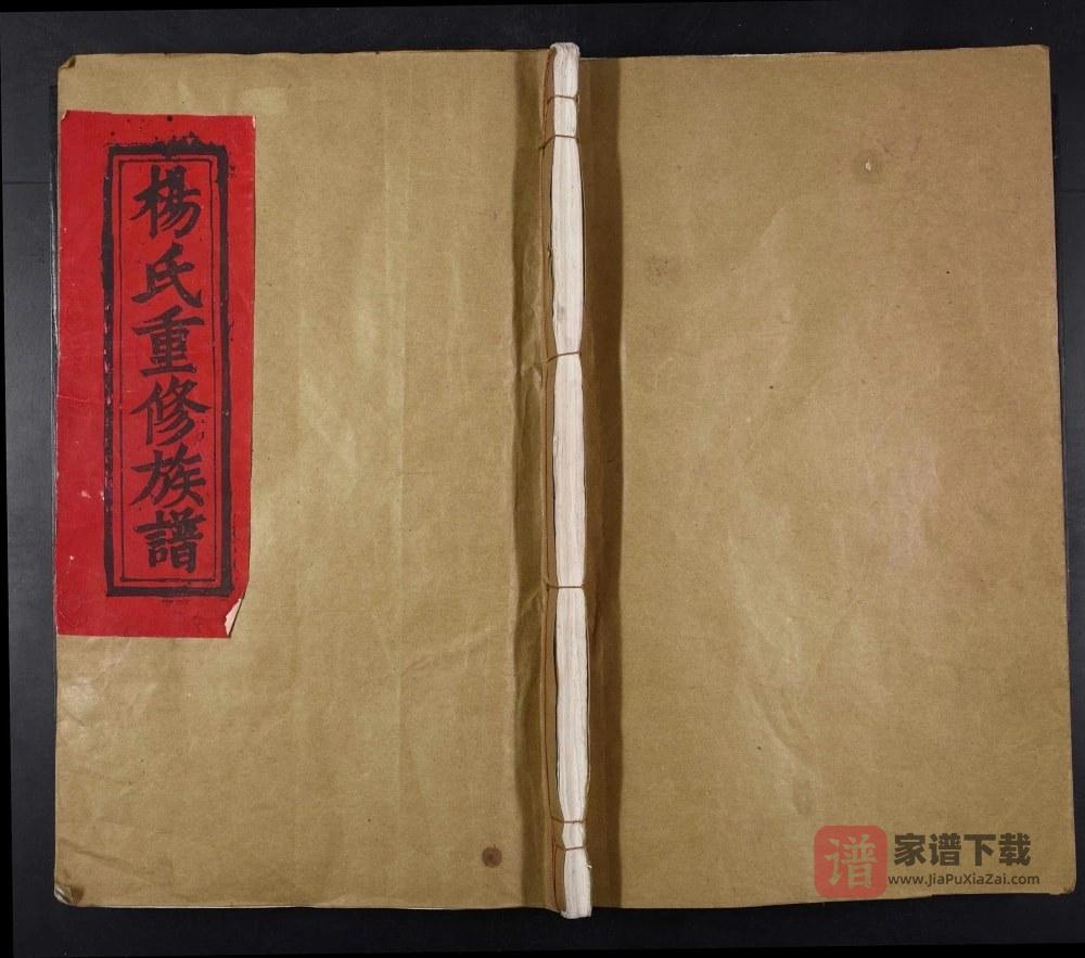 江西樟树杨氏重修族谱PDF高清电子版下载