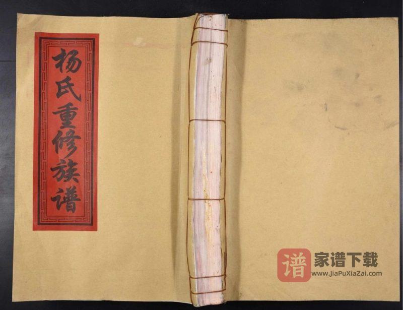 江西丰城杨氏重修族谱PDF高清电子版下载-家谱下载