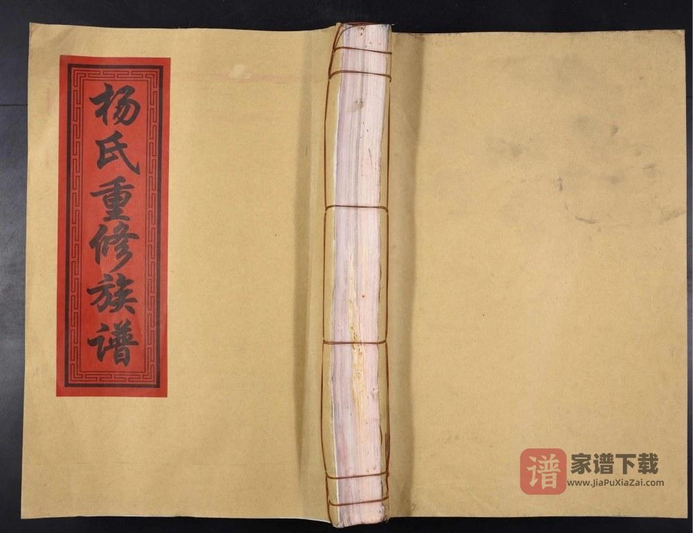 江西丰城杨氏重修族谱PDF高清电子版下载