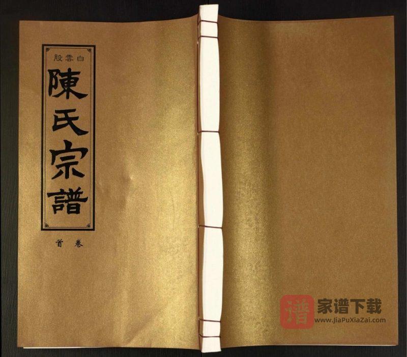 安徽铜陵枞阳县白云股陈氏宗谱(星聚堂)PDF高清电子版下载-家谱下载