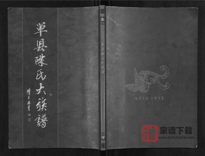 山东菏泽单县陈氏大族谱PDF高清电子版下载-家谱下载
