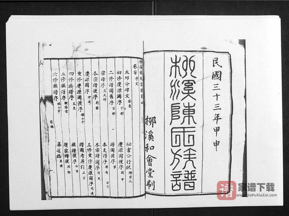 江西吉安泰和柳溪陈氏族谱PDF高清电子版下载