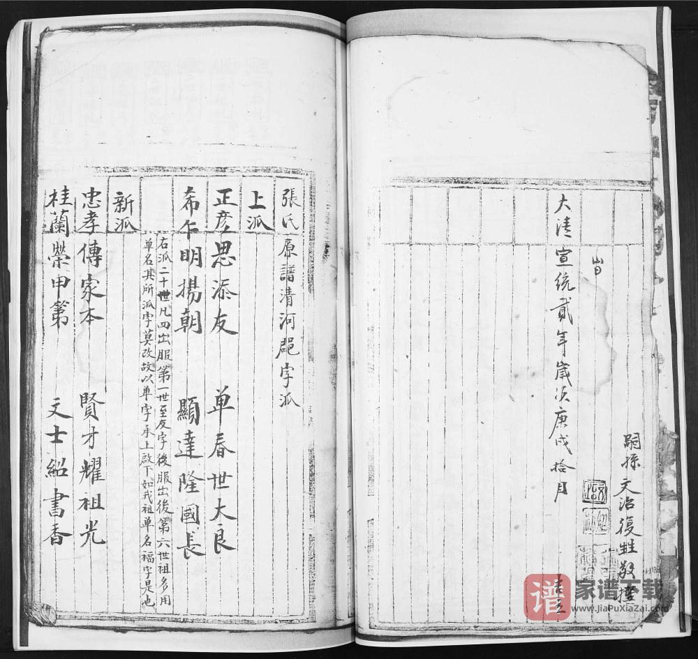 图片[2]-四川宜宾翠屏区张氏家谱湖南衡阳仁恩公入川分谱（清河堂）PDF高清电子版下载-家谱下载