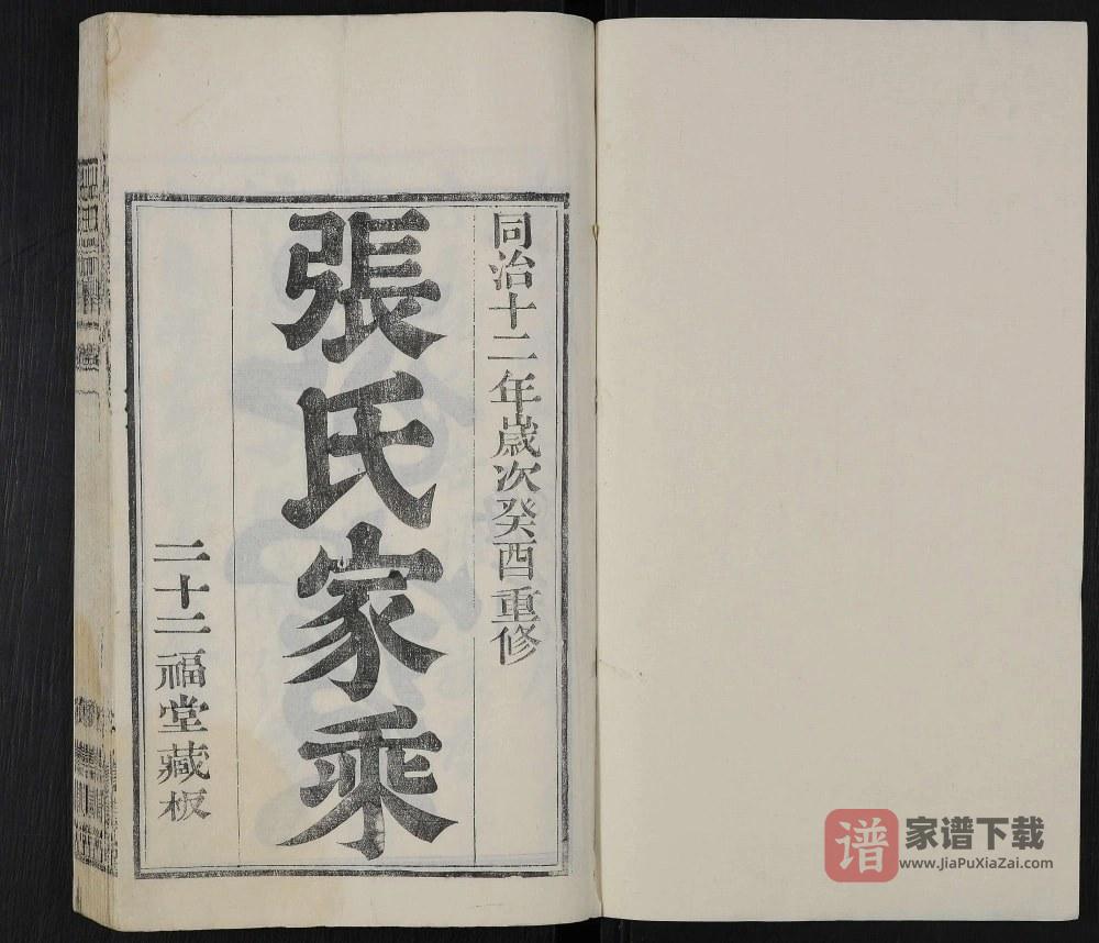 图片[1]-江苏无锡张氏宗谱（寿康堂）PDF高清电子版下载-家谱下载