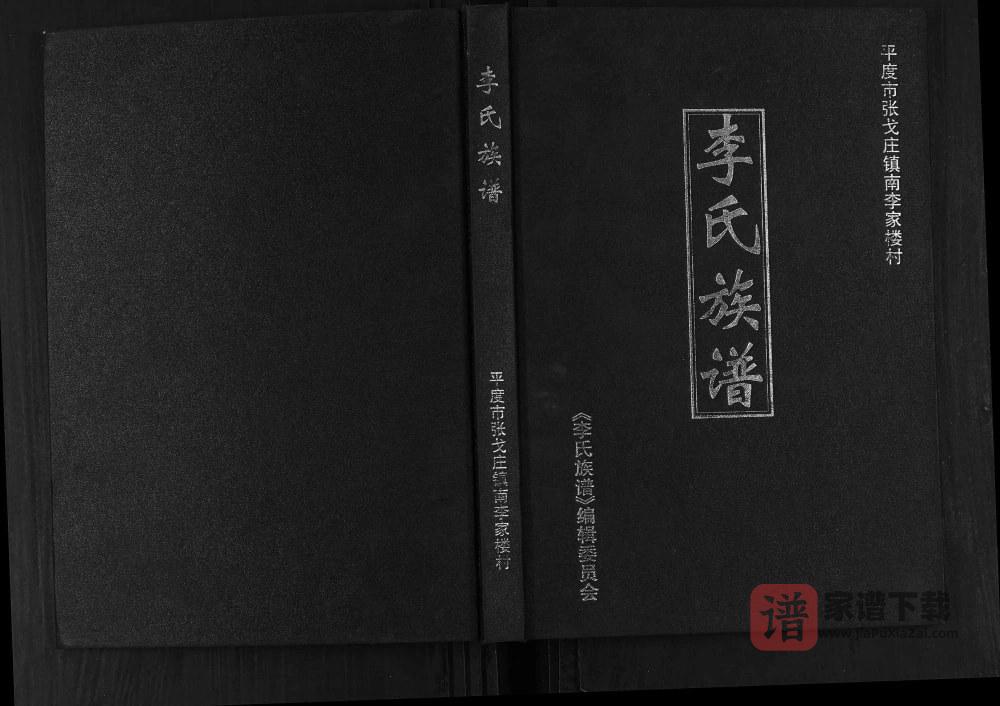 山东平度李氏族谱PDF高清电子版下载