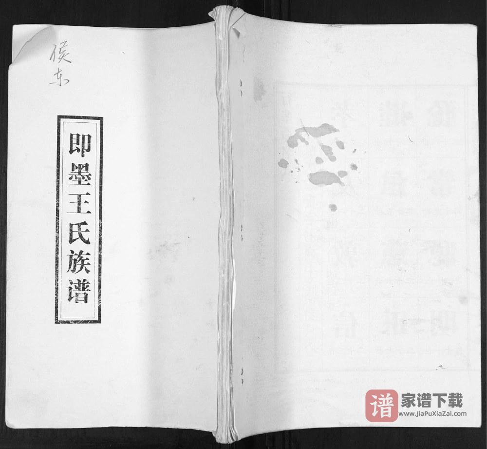 图片[1]-山东青岛即墨侯东王氏族谱PDF高清电子版下载-家谱下载