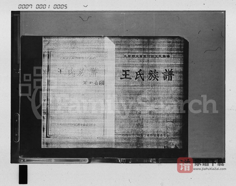 海南万宁河图王氏族谱（太原堂）PDF高清电子版下载
