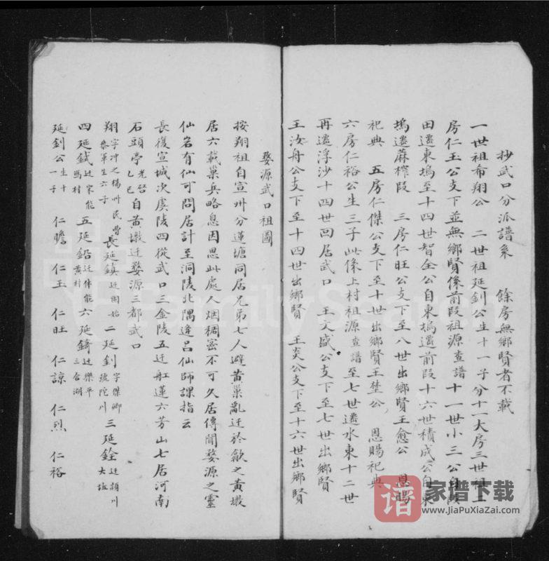 江西上饶婺源武口王氏宗谱PDF高清电子版下载-家谱下载