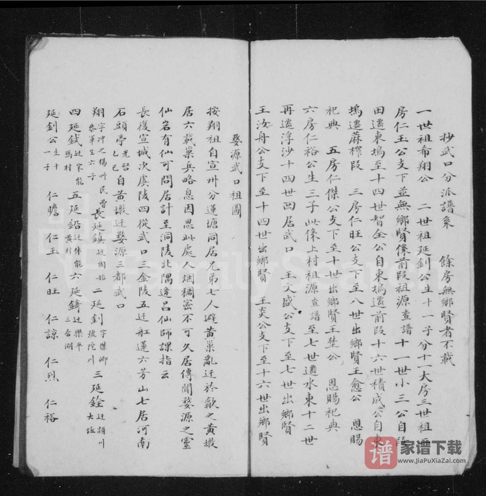 江西上饶婺源武口王氏宗谱PDF高清电子版下载