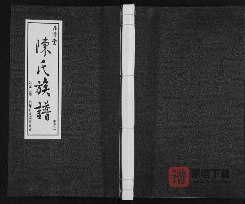 江苏泰州高港区陈氏族谱(匡济堂)PDF高清电子版下载-家谱下载