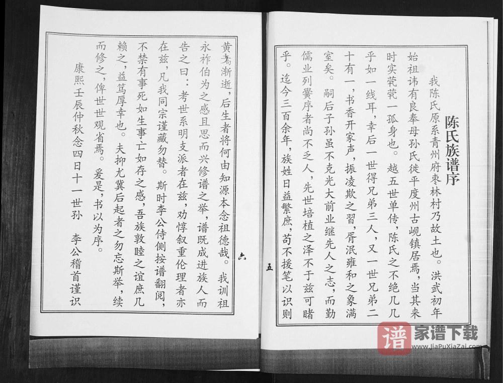 图片[2]-山东青岛即墨八里庄陈氏族谱PDF高清电子版下载-家谱下载