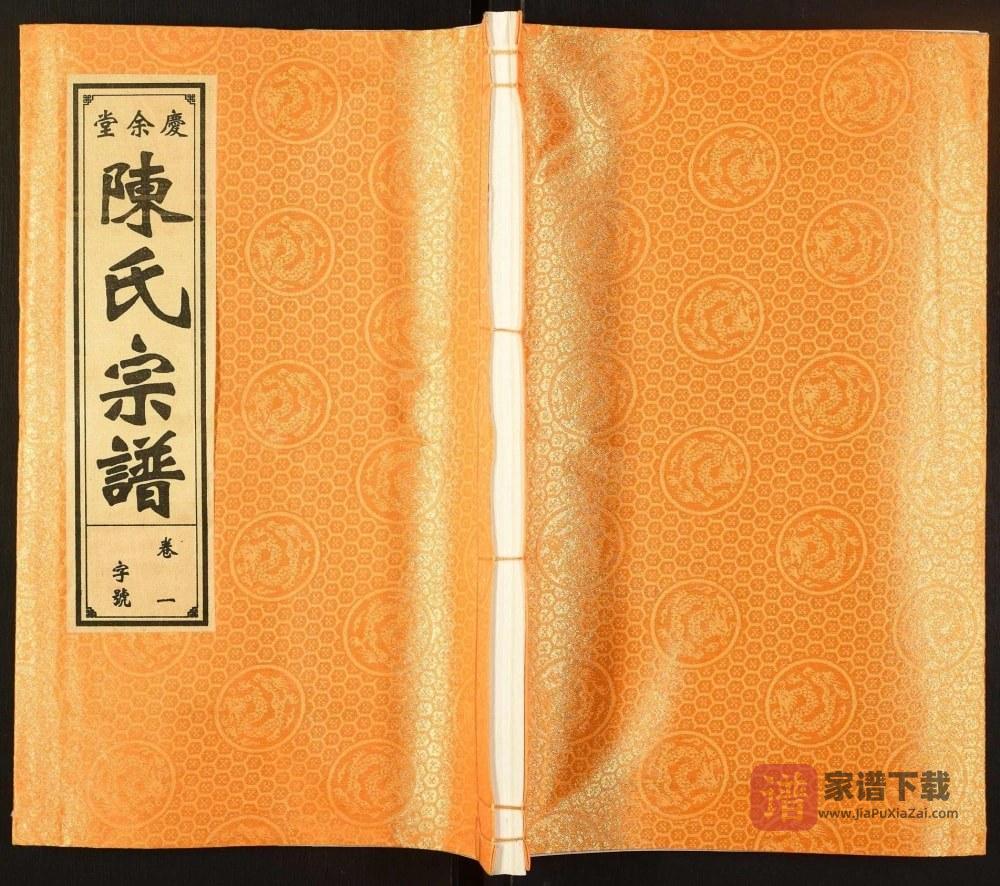 安徽合肥陈氏宗谱（庆余堂）PDF高清电子版下载
