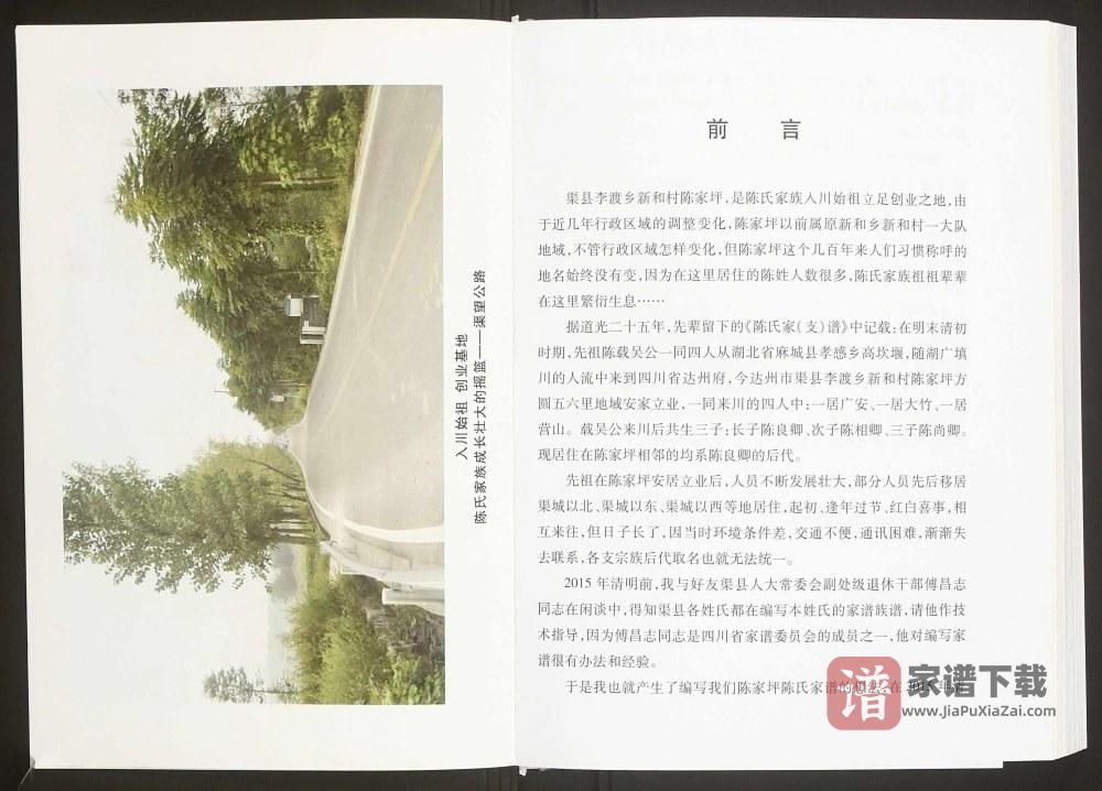 图片[2]-四川达州渠县李渡乡陈家坪陈氏家谱PDF高清电子版下载-家谱下载