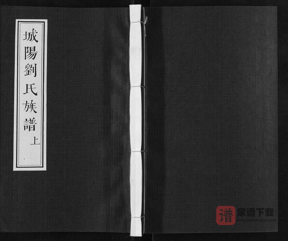 山东日照莒县城阳刘氏族谱（人和堂）PDF高清电子版下载