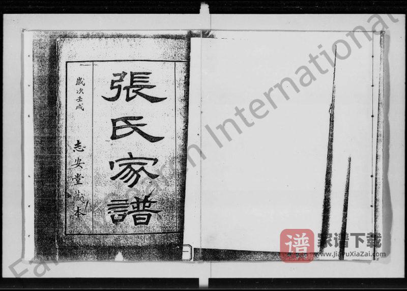 广东佛山张氏家谱(志安堂)PDF高清电子版下载-家谱下载