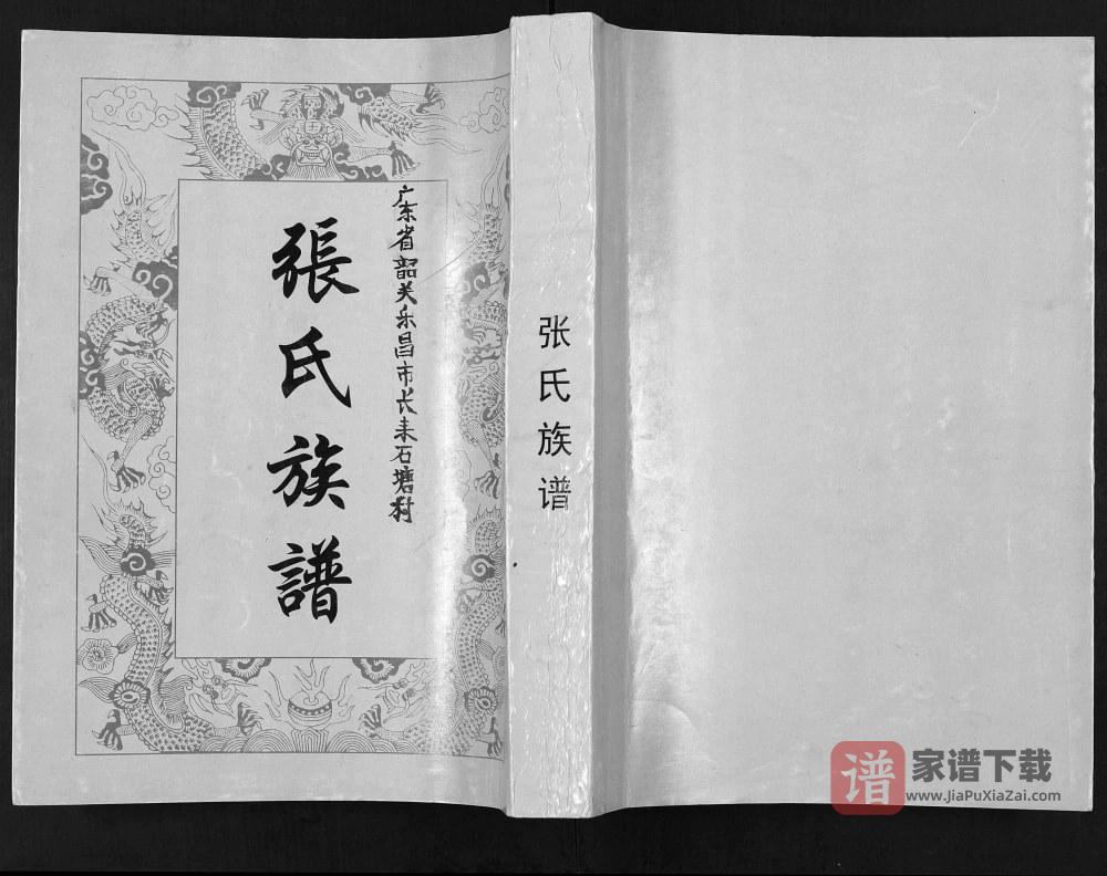 广东乐昌石塘村张氏族谱（清河堂）PDF高清电子版下载