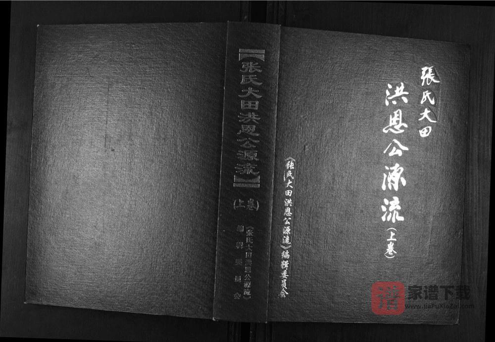 贵州毕节纳雍县张氏大田洪恩公源流PDF高清电子版下载
