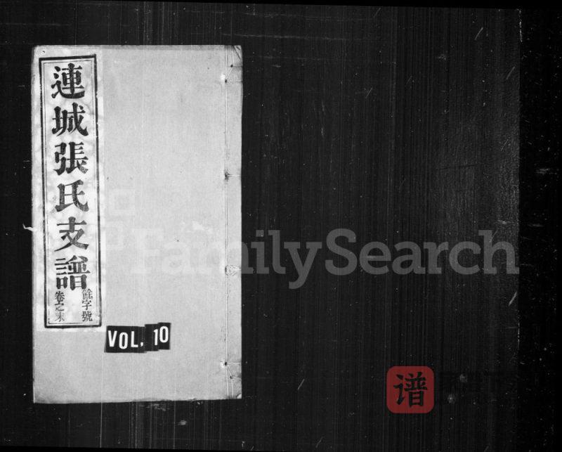 安徽铜陵枞阳连城张左塘公支谱PDF高清电子版下载-家谱下载